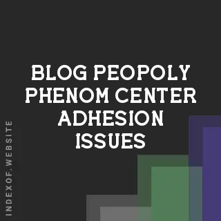 Peopoly Phenom Center Adhesion Issues: Causes and Fixes | Logo - Indexof